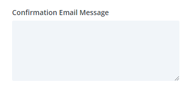 confirmation email message Divi Contact Form Helper
