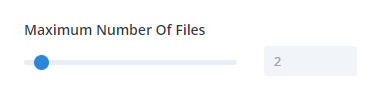 maximum number of files setting in the Divi Contact Form Helper plugin maximum number of files setting in the Divi Contact Form Helper plugin