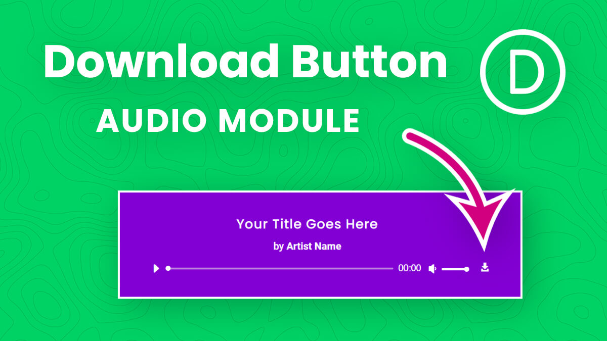 How To Add A Download Button Icon To The Divi Audio Module
