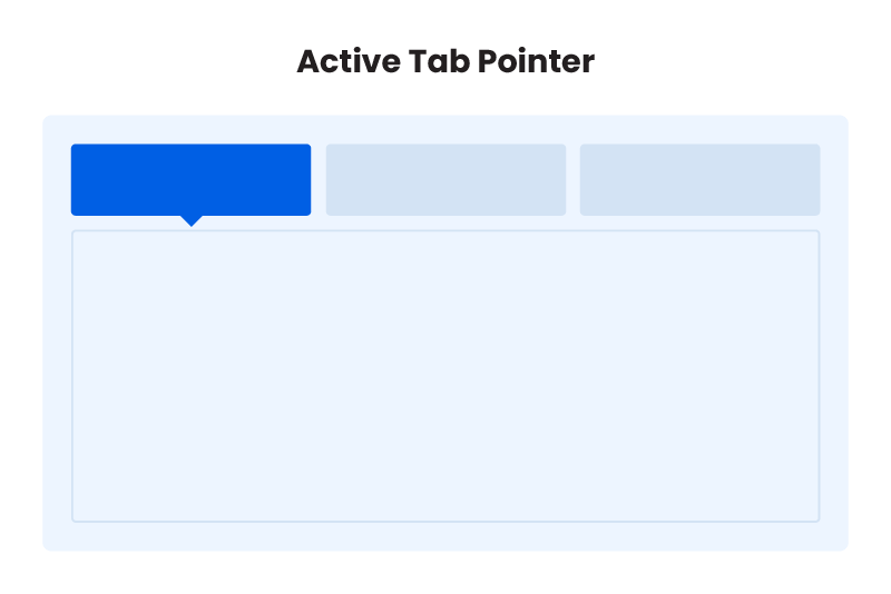 Divi Tabs Maker Active Tab Pointer GIF