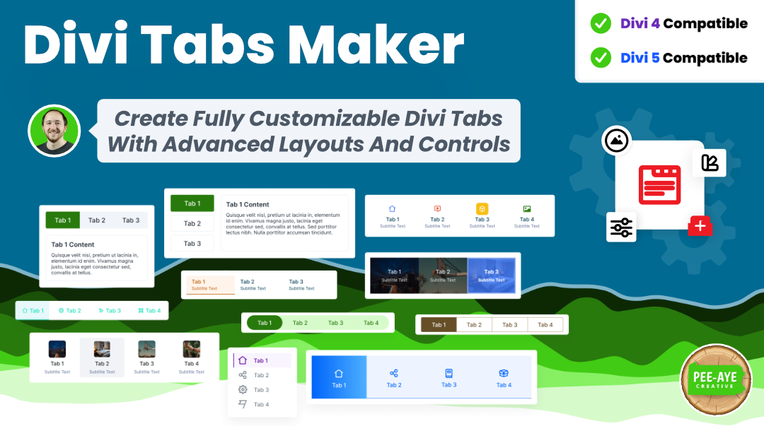 divi tabs maker