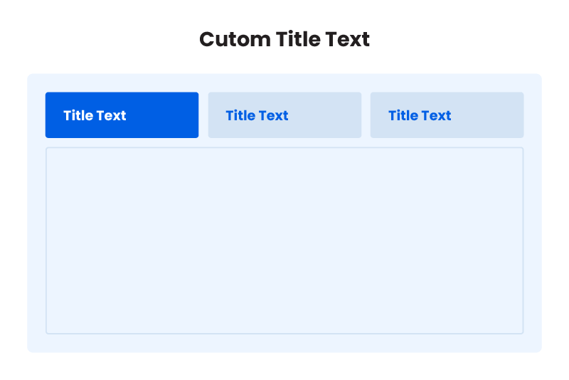 Divi Tabs Maker Title Text Settings GIF
