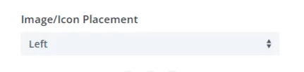 set the Divi Blurb icon to left alignment