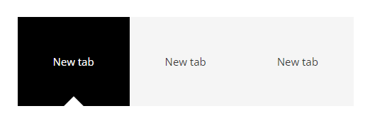 Active Tab Pointer position inside example Divi Tabs Maker plugin