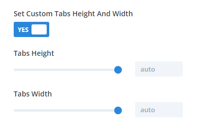 custom tab height and width settings in the Divi Tabs Maker plugin