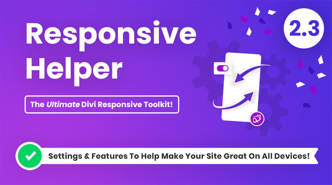 Divi Responsive Helper by Pee Aye Creative 2.3