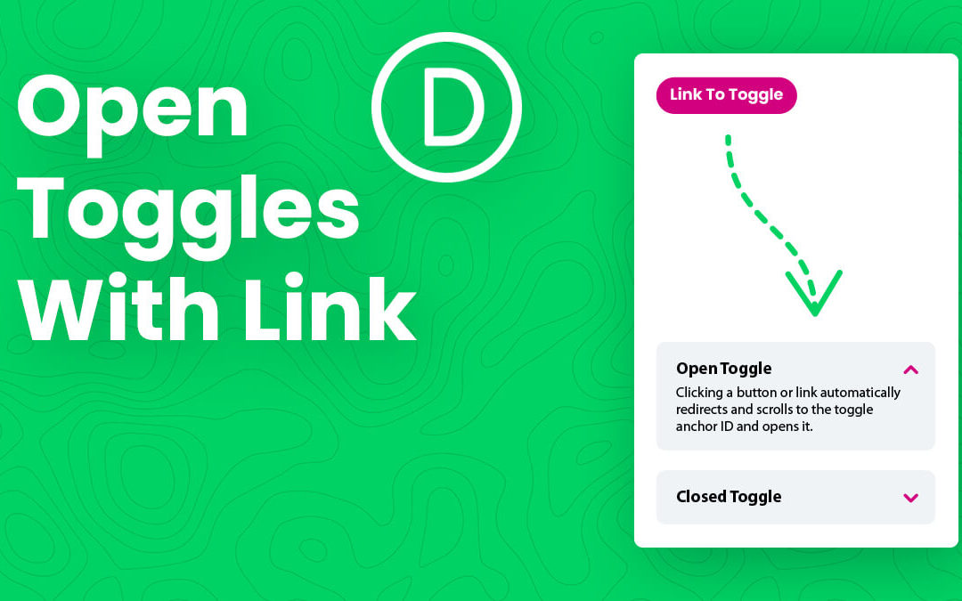 How To Automatically Open A Toggle Module When Linking To It