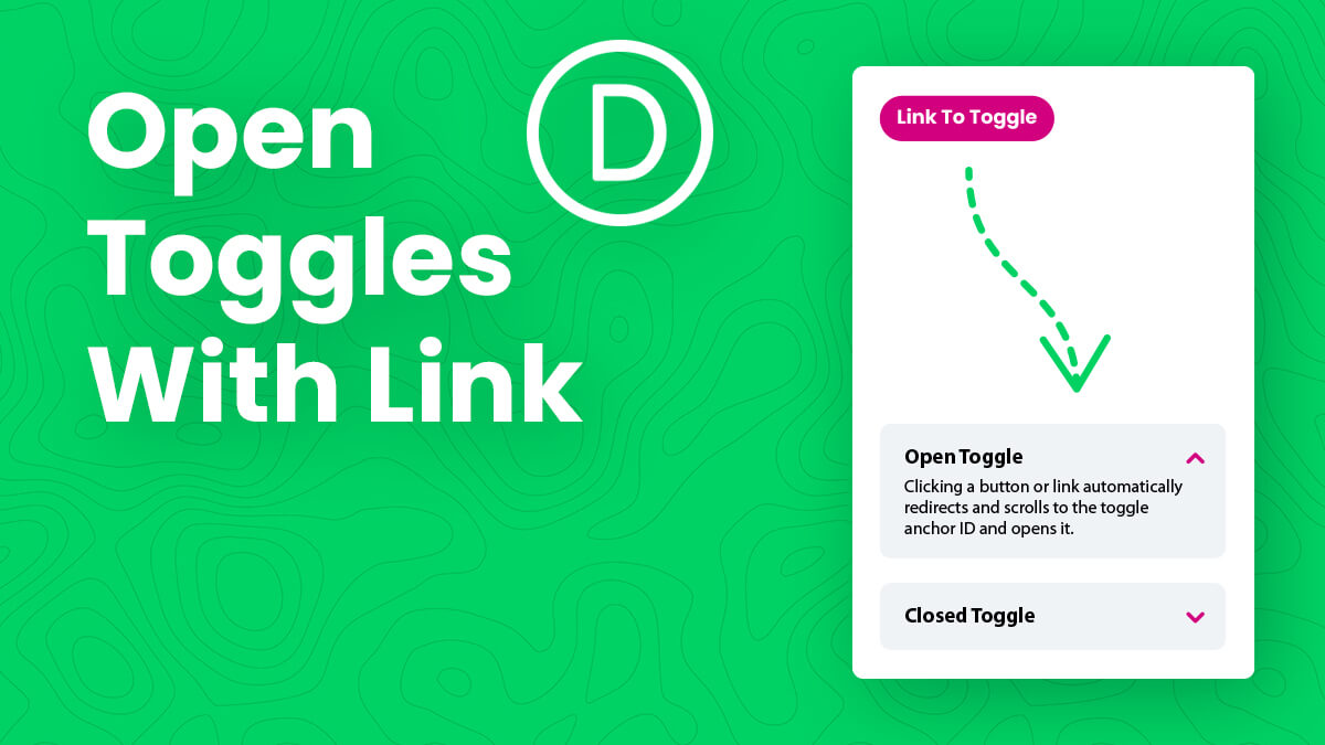How To Automatically Open A Toggle Module When Linking To It
