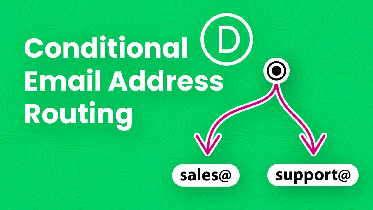 How To Set Conditional Admin Email Address Routing In The Divi Contact Form