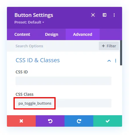 add link to buttons that open toggle modules add link to buttons that open toggle modules