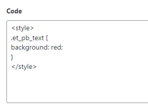 adding CSS or jQuery code to a custom field to dynamically run in the Divi Code module