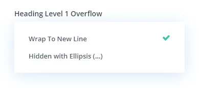 heading level overflow settings in the Divi Table of Contents Maker module plugin by Pee-Aye Creative heading level overflow settings in the Divi Table of Contents Maker module plugin by Pee Aye Creative