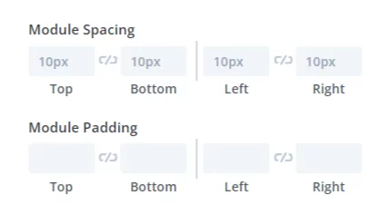 module spacing and padding setting in the Divi Carousel Maker plugin