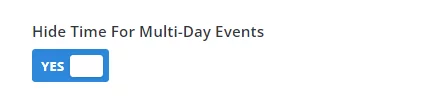 hide time for multi day events in the Events Calendar module Divi Events Calendar Plugin by Pee Aye Creative