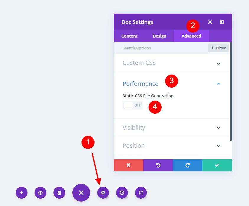 Divi table of contents maker not showing clear Divi static css cache in theme builder template