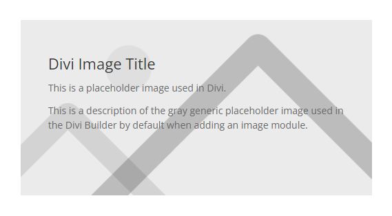 example showing text on the image in the Divi Image Helper plugin