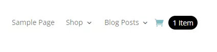 example styling of the Divi cart quantity text example styling of the Divi cart quantity text