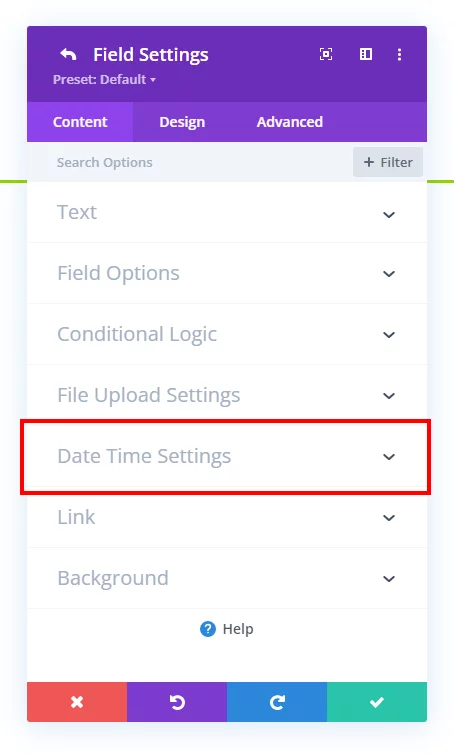 inner screen when adding a new field using the Divi Contact Form Helper plugin inner screen when adding a new field using the Divi Contact Form Helper plugin