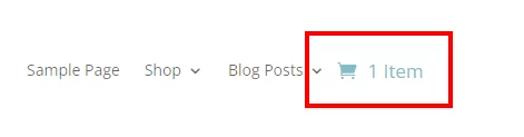 showing the new cart quantity in the Divi Menu module showing the new cart quantity in the Divi Menu module
