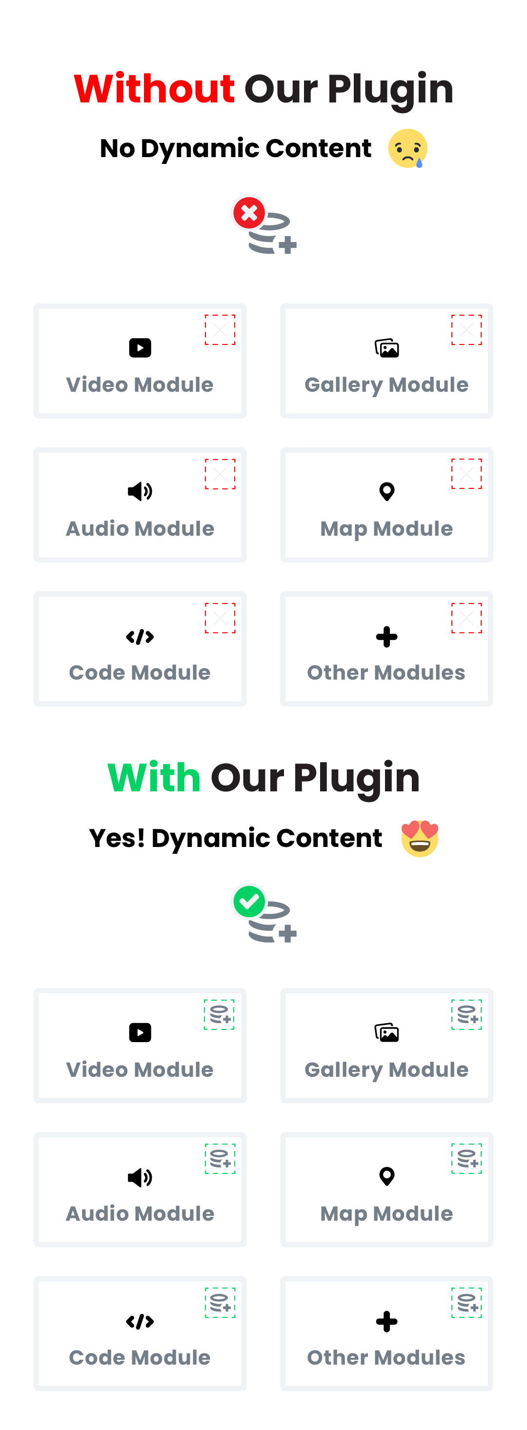 Add Dynamic Content Options To Divi Gallery Video Audio Map Code Other Modules With Divi Dynamic Helper Plugin 1.2