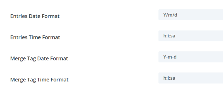 merge tag and entry date and time format setting in the Divi Contact Form Helper Plugin by Pee-Aye Creative merge tag and entry date and time format setting in the Divi Contact Form Helper Plugin by Pee Aye Creative