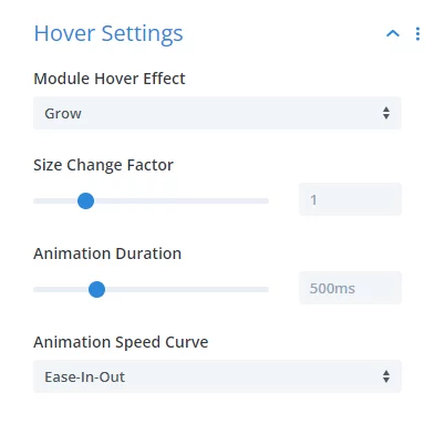 Divi Carousel Maker Hover Settings 2.0