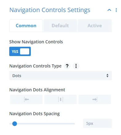 Divi Carousel Maker Show Navigation Controls Settings 2.0
