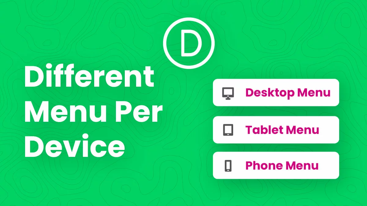How To Show A Different Divi Navigation Menu On Desktop Tablet And Phone Tutorial by Pee Aye Creative