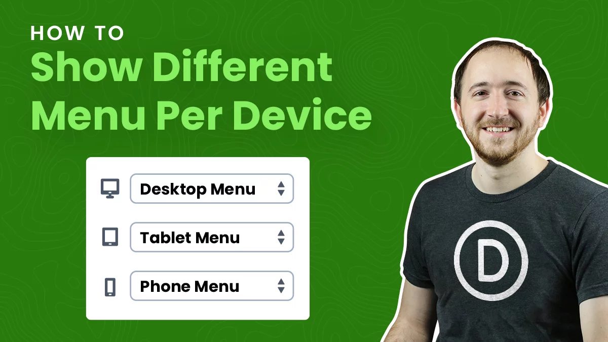 How To Show A Different Divi Navigation Menu On Desktop, Tablet, And Phone