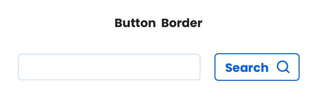 button border settings in the Divi Search Helper plugin by Pee Aye Creative