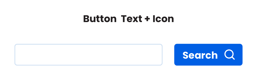 button text and icon settings in the Divi Search Helper plugin by Pee Aye Creative