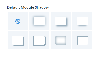 default module box shadow settings in the Divi Carousel Maker plugin