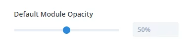 default module opacity setting in the Divi Carousel Maker plugin