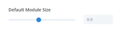 default module size setting in the Divi Carousel Maker plugin