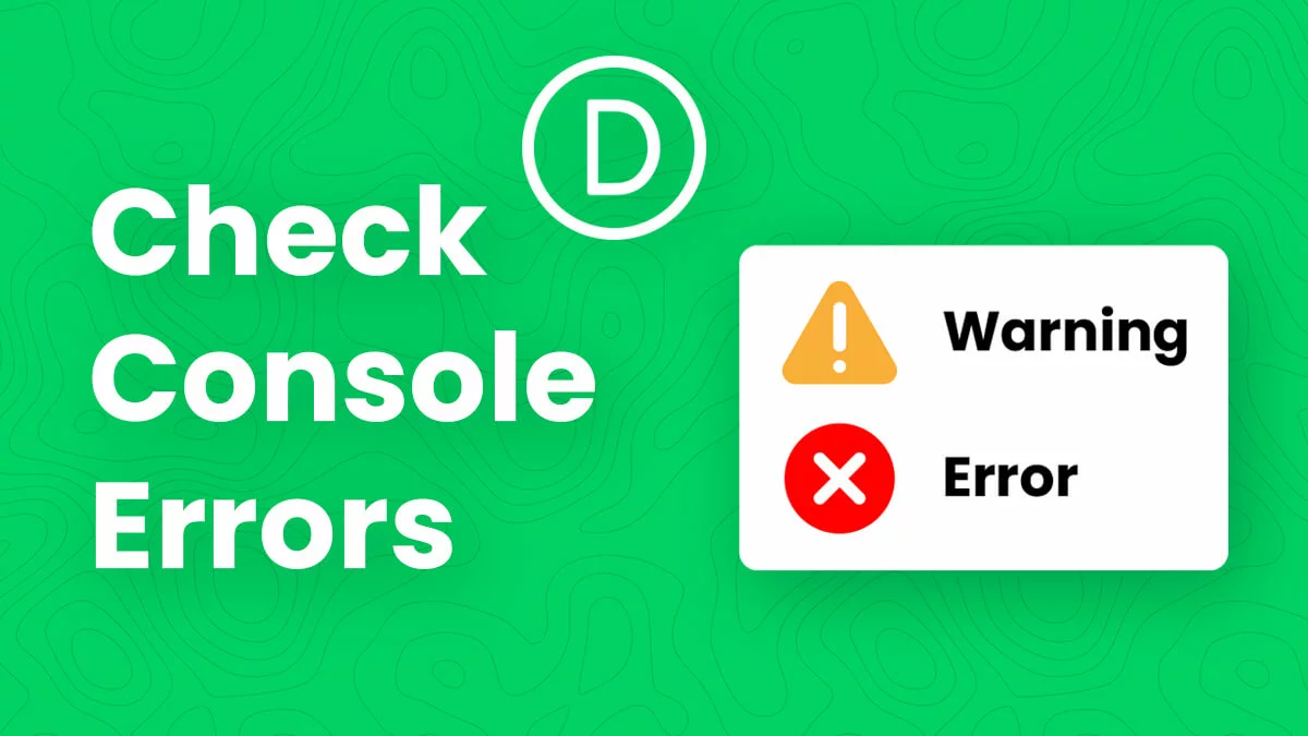 How To Check The Console For Errors On Your Divi Website Tutorial by Pee Aye Creative