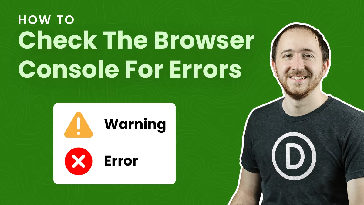 How To Check The Console For Errors On Your Divi Website