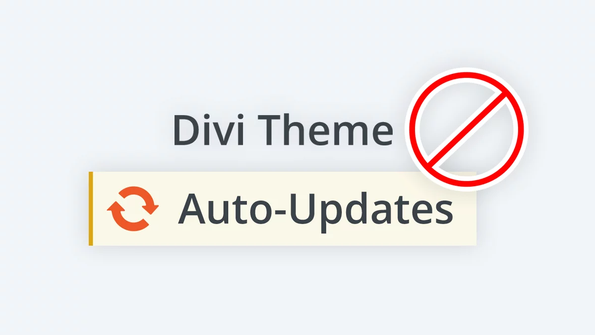 Disable & Hide Automatic Theme Updates Setting In Divi Assistant Plugin