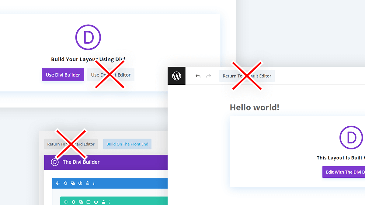 Hide WordPress Editor Buttons Settings Popup Setting In Divi Assistant Plugin
