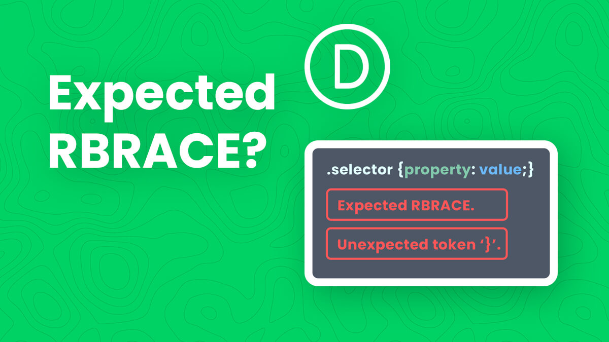 How To Fix The Expected RBRACE And Unexpected Token CSS Issue In Divi Tutorial by Pee Aye Creative