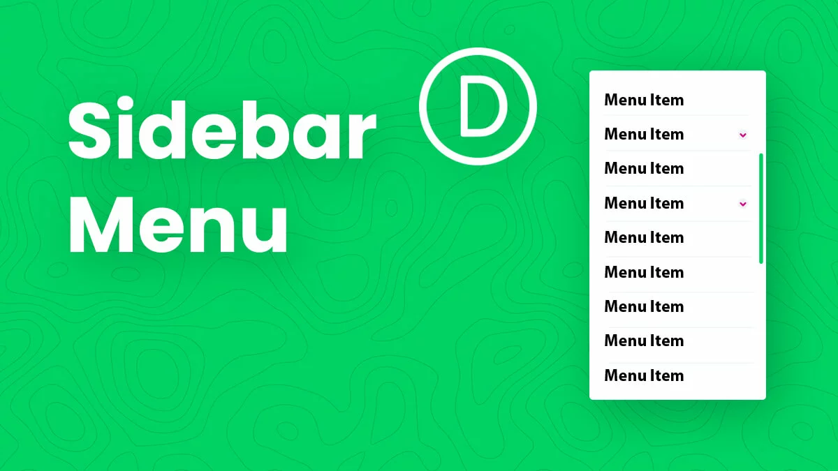 How To Make A Divi Sidebar Menu