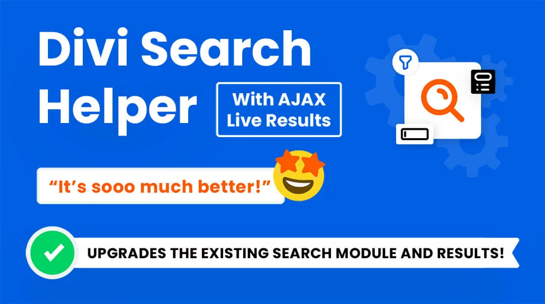 Divi Search Helper Plugin By Pee Aye Creative