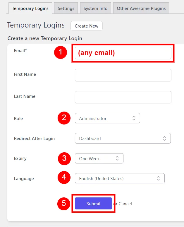 create new default-new-support-user-settings create new default new support user settings