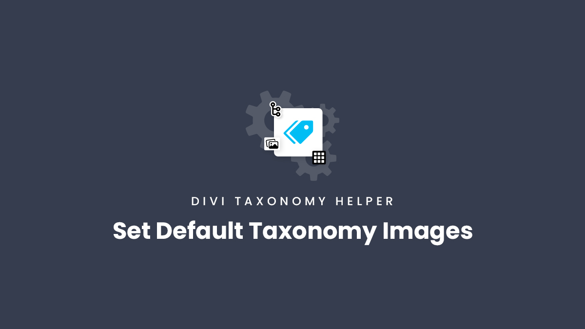 How To Set Default Taxonomy featued images in the Divi Taxonomy Helper plugin by Pee Aye Creative