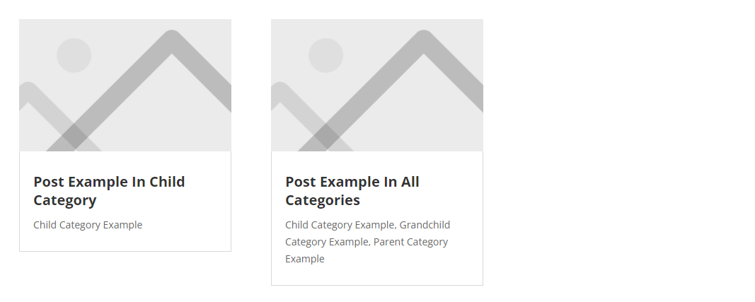 only showing current child category levels of Blog posts with the Divi Taxonomy Helper plugin by Pee Aye Creative