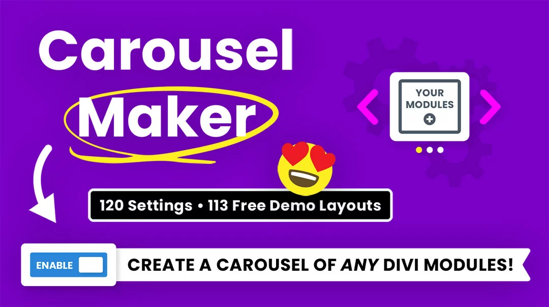 Introducing The Divi Carousel Maker Plugin!