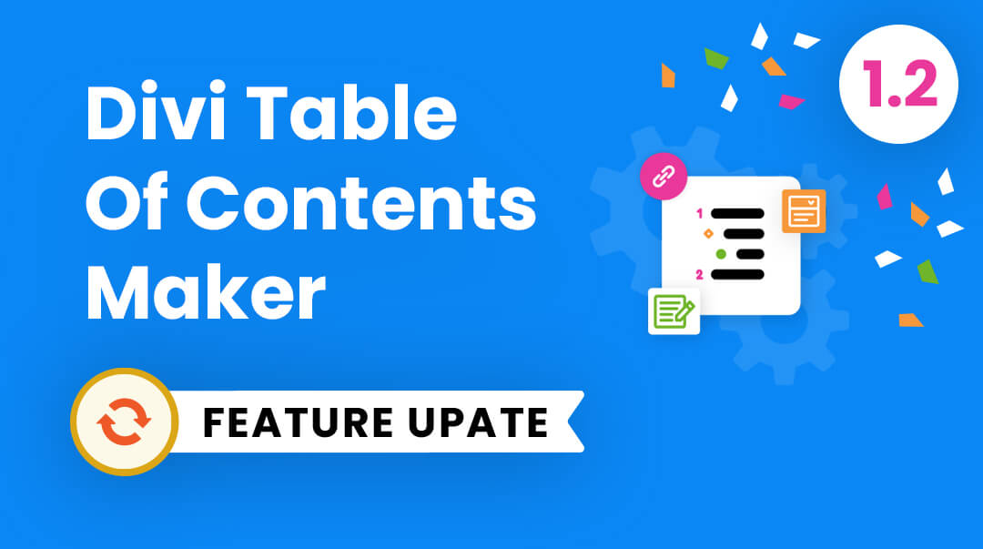 Divi Table Of Contents Maker Plugin Feature Update 1.2