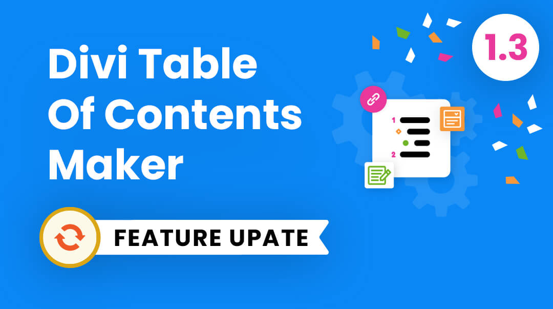 Divi Table Of Contents Maker Plugin Feature Update 1.3