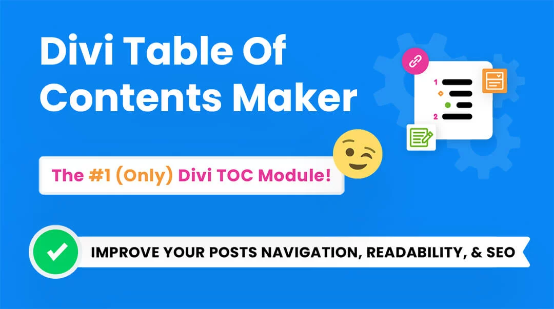 Divi Table of Contents Maker Plugin by Pee Aye Creative