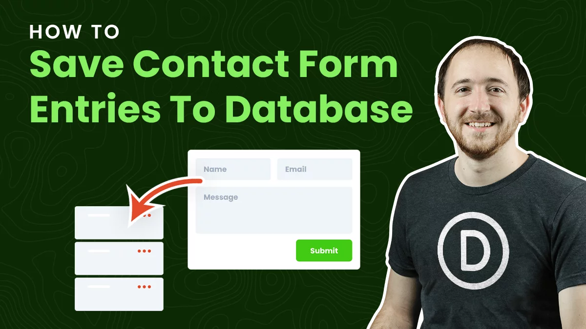 How To Save Divi Contact Form Entries To The Database