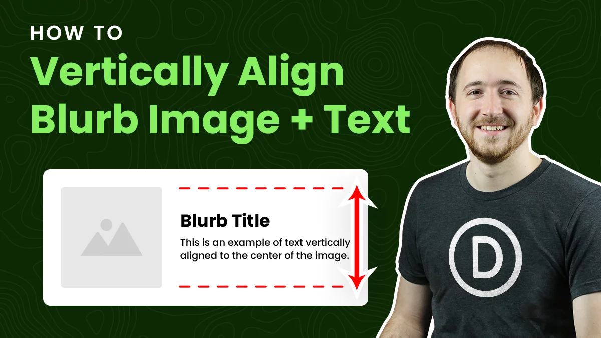 How To Vertically Align The Divi Blurb Module Image/Icon And Text